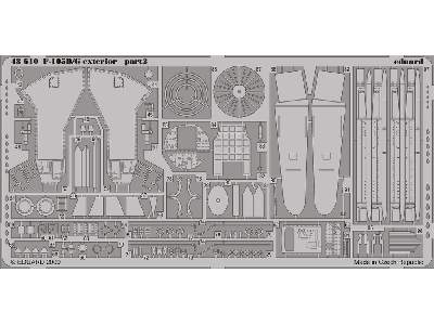  F-105D/ G exterior 1/48 - Hobby Boss - blaszki - zdjęcie 3