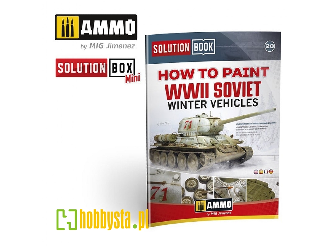 Solution Book 20 - How To Paint Wwii Soviet Winter Vehicles (Multilingual: English, Spanish, French, German) - zdjęcie 1