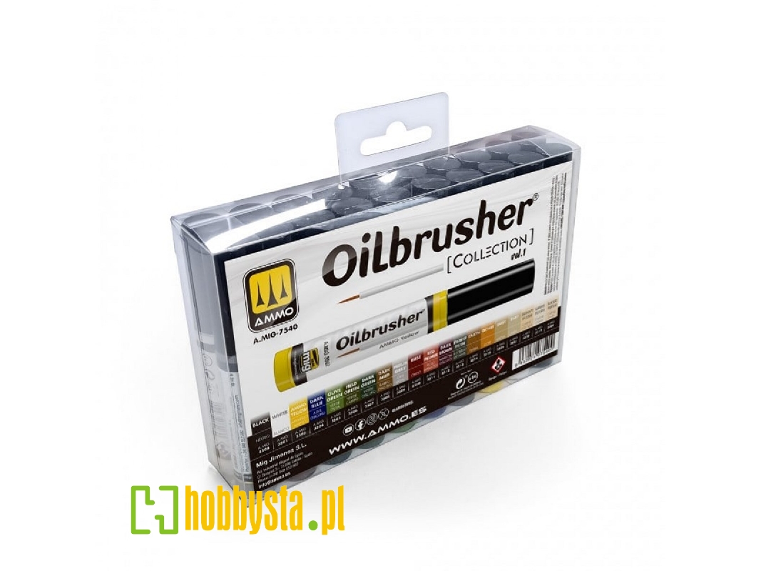 A.Mig 7540 Ammo Collections: Oilbrusher Vol.1 Paint Set - zdjęcie 1 A.Mig 7540 Ammo Collections: Oilbrusher Vol.1 Paint Set - zdjęcie 1