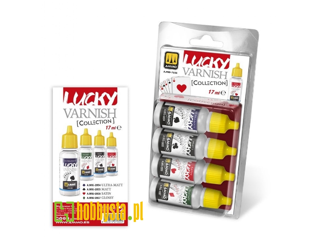 A.Mig 7555 Ammo Collections: Lucky Varnish Set - zdjęcie 1 A.Mig 7555 Ammo Collections: Lucky Varnish Set - zdjęcie 1