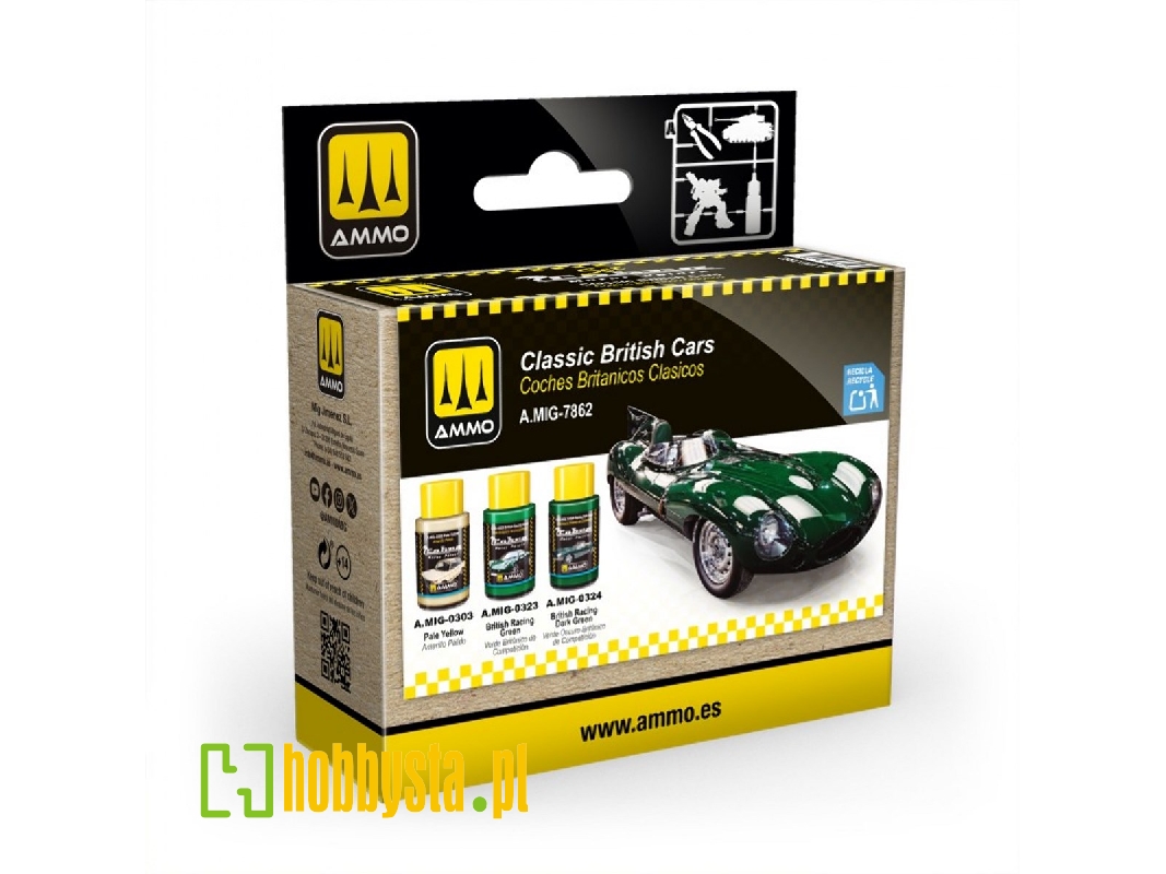 A.Mig 7862 Cobra Motor Classic British Cars Set - zdjęcie 1