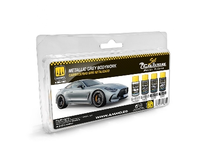A.Mig 7865 Cobra Motor Metallic Grey Bodyworks Set - zdjęcie 1