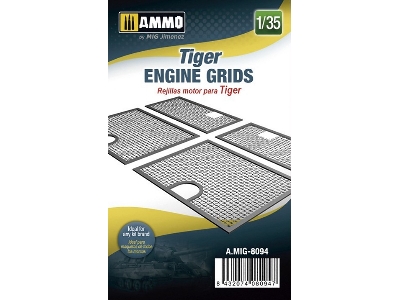Tiger - Engine Grids (3d Printed) - zdjęcie 1