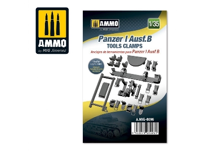 Panzer I Ausf. B - Tool Clamps (3d Printed) - zdjęcie 2