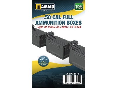 Us .50 Cal Full Ammunition Boxes - zdjęcie 1