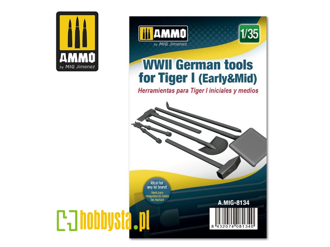 Wwii German Tools For Tiger I (Early&mid) - zdjęcie 1 Wwii German Tools For Tiger I (Early&mid) - zdjęcie 1