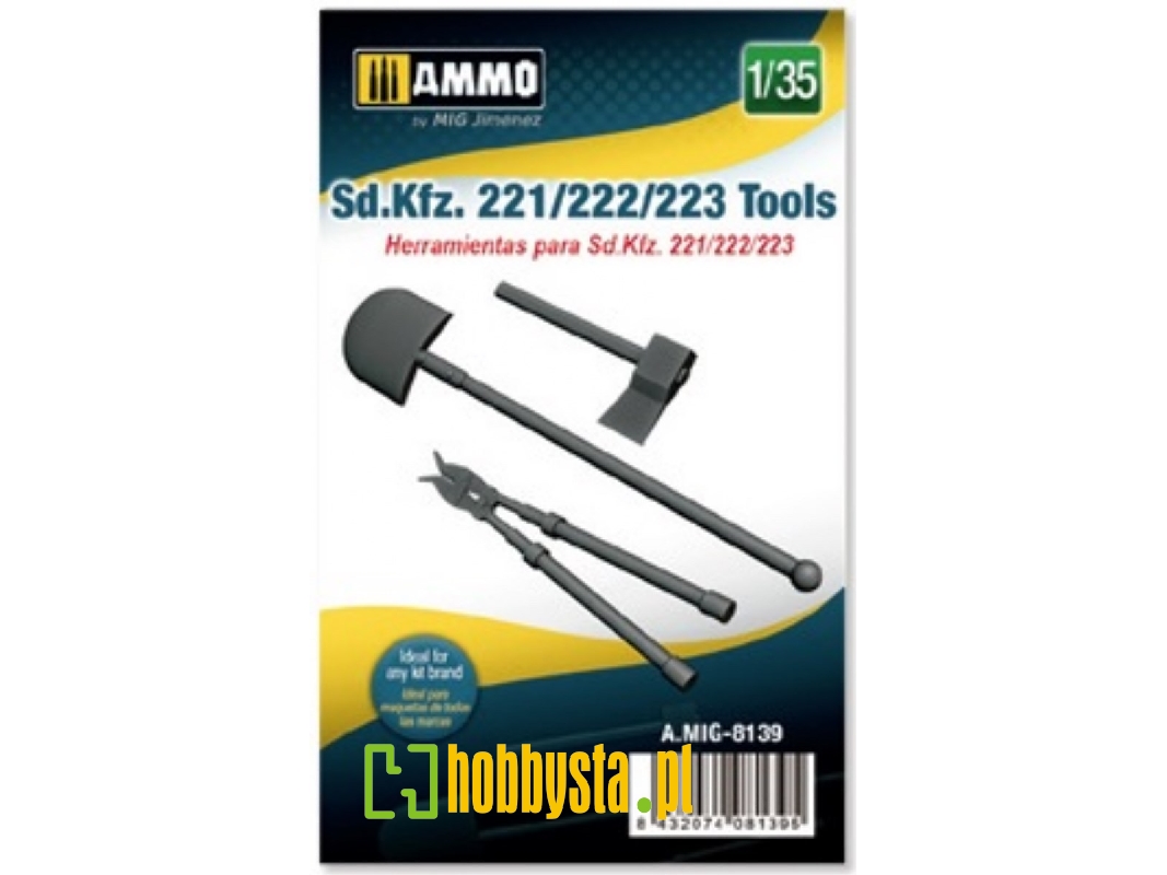 Sd.Kfz. 221/222/223 Tools - zdjęcie 1 Sd.Kfz. 221/222/223 Tools - zdjęcie 1