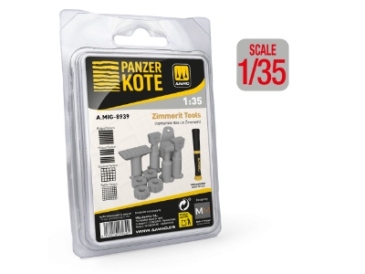 Panzer Kote Zimmerit Tools For 1:35 German Afv - zdjęcie 1
