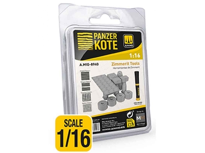 Panzer Kote Zimmerit Tools For 1:16 German Afv - zdjęcie 1