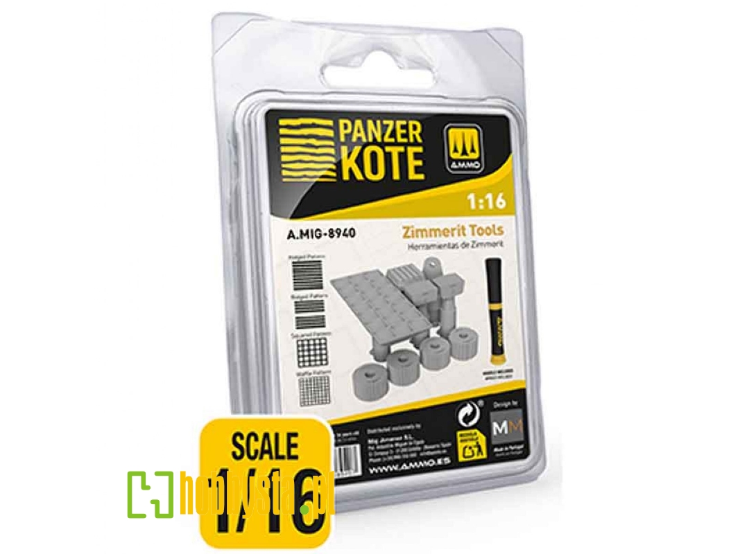 Panzer Kote Zimmerit Tools For 1:16 German Afv - zdjęcie 1 Panzer Kote Zimmerit Tools For 1:16 German Afv - zdjęcie 1