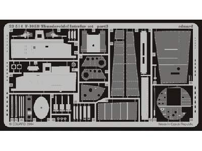  F-105D interior 1/32 - Trumpeter - blaszki - zdjęcie 4