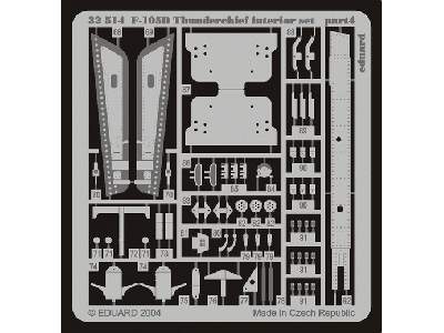  F-105D interior 1/32 - Trumpeter - blaszki - zdjęcie 5