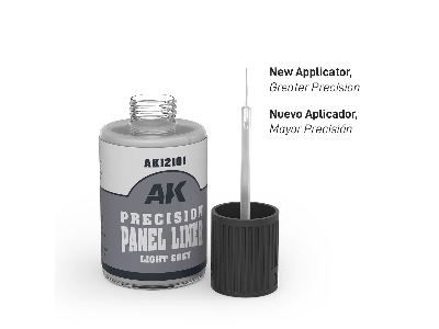Ak12101 Precision Paneliner - Light Grey - zdjęcie 2