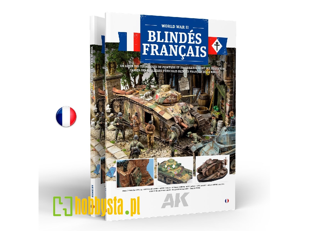 French Armor - A Guide To Painting & Weathering Techniques Using Tamiya's French Wwii Afv Models (French Version) - zdjęcie 1