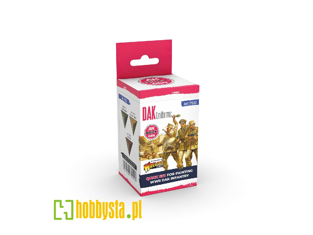 Ak 17502 German Dak Uniforms Paints Set - zdjęcie 1 Ak 17502 German Dak Uniforms Paints Set - zdjęcie 1