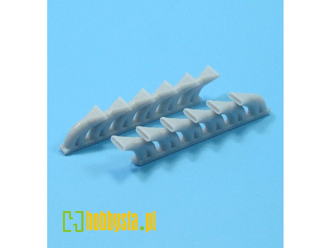 Bell P-39 Airacobra Mk.I - Fishtail Exhaust (For Special Hobby Kits) - zdjęcie 1