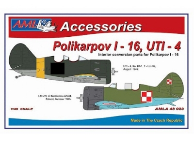 Polikarpov I-16 Uti-4 - Interior Conversion Set (For Eduard Kits) - zdjęcie 1