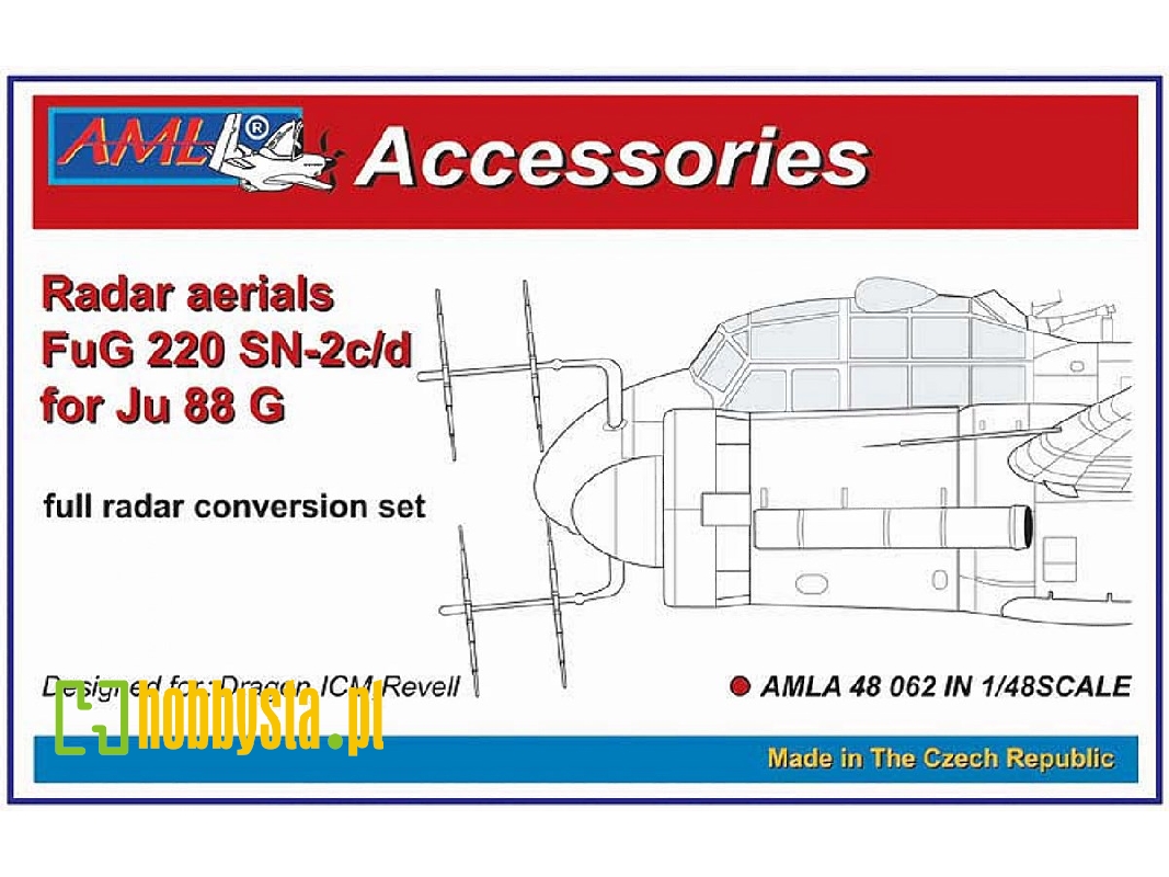 Fug 220 Sn-2c/D Radar Aerials For The Junkers Ju-88 G (For Dragon, Icm And Revell Kits) - zdjęcie 1 Fug 220 Sn-2c/D Radar Aerials For The Junkers Ju-88 G (For Dragon, Icm And Revell Kits) - zdjęcie 1