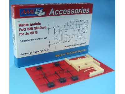 Fug 220 Sn-2c/D Radar Aerials For The Junkers Ju-88 G (For Dragon, Icm And Revell Kits) - zdjęcie 2