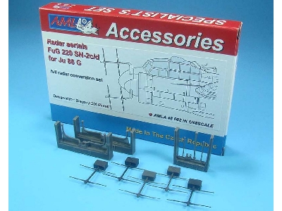 Fug 220 Sn-2c/D Radar Aerials For The Junkers Ju-88 G (For Dragon, Icm And Revell Kits) - zdjęcie 3