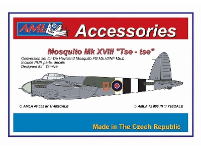 De Havilland Mosquito Mk.Xviii "tse-tse" (Designed To Be Used With Tamiya Kits) - zdjęcie 1