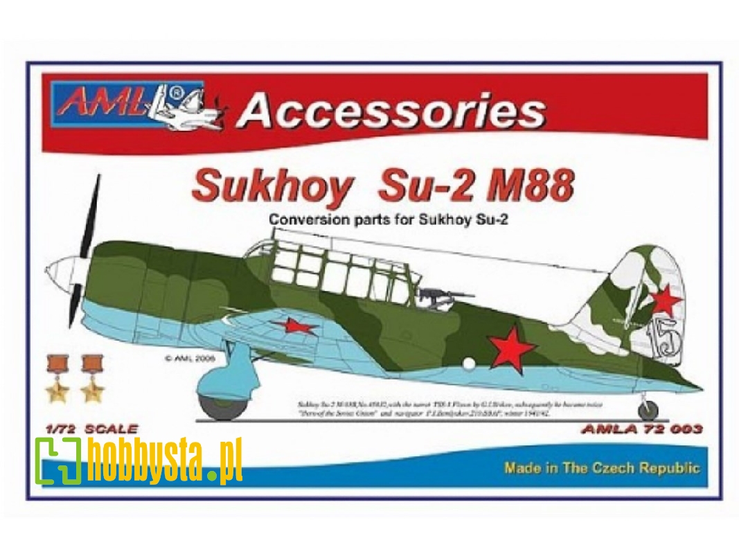 Sukhoi Su-2 M88b - Conversion Set (For Icm Kits) - zdjęcie 1 Sukhoi Su-2 M88b - Conversion Set (For Icm Kits) - zdjęcie 1