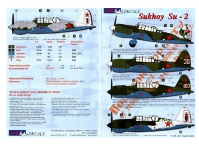 Sukhoi Su-2 M88b - Conversion Set (For Icm Kits) - zdjęcie 2
