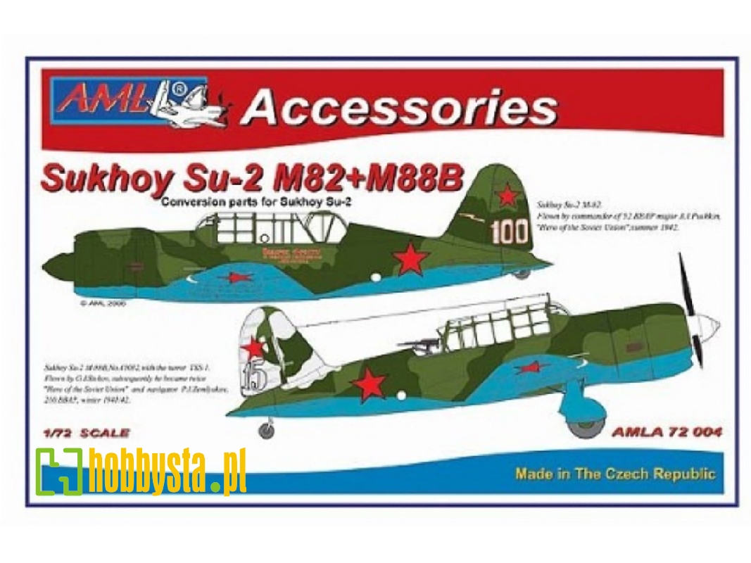 Sukhoi Su-2 M82 And M88b - Conversion Set (For Icm Kits) - zdjęcie 1 Sukhoi Su-2 M82 And M88b - Conversion Set (For Icm Kits) - zdjęcie 1