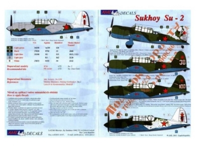 Sukhoi Su-2 M82 And M88b - Conversion Set (For Icm Kits) - zdjęcie 3
