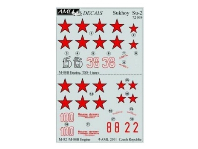 Sukhoi Su-2 M82 And M88b - Conversion Set (For Icm Kits) - zdjęcie 5
