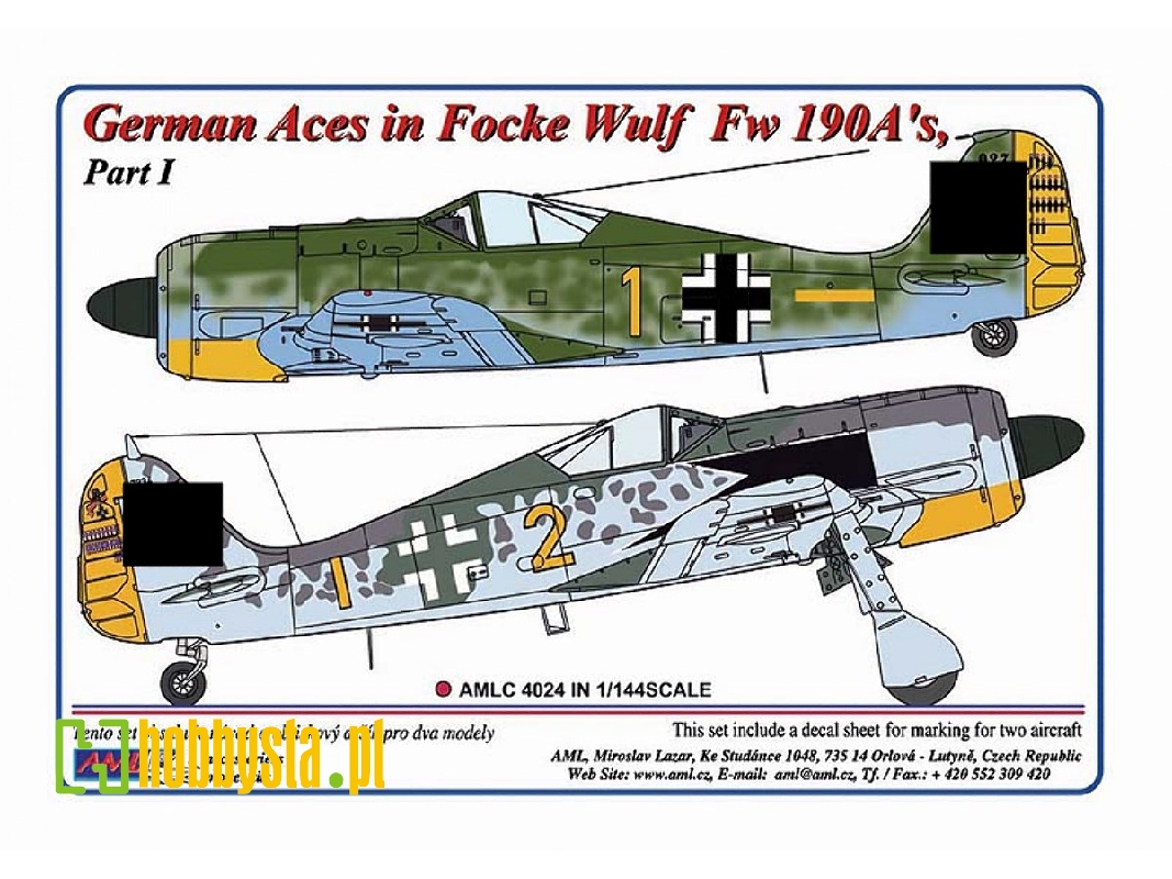 German Aces In Focke-wulf Fw-190 A - Part I - zdjęcie 1 German Aces In Focke-wulf Fw-190 A - Part I - zdjęcie 1
