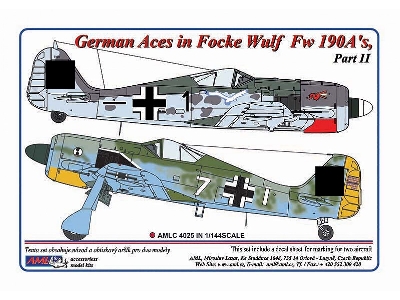 German Aces In Focke-wulf Fw-190 A - Part Ii - zdjęcie 1