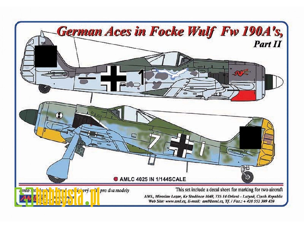 German Aces In Focke-wulf Fw-190 A - Part Ii - zdjęcie 1 German Aces In Focke-wulf Fw-190 A - Part Ii - zdjęcie 1