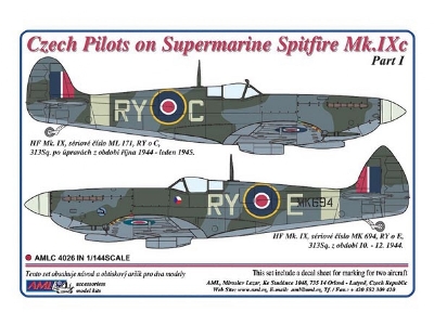 Czech Pilots In Supermarine Spitfire Mk.Ixc - Part I - zdjęcie 2