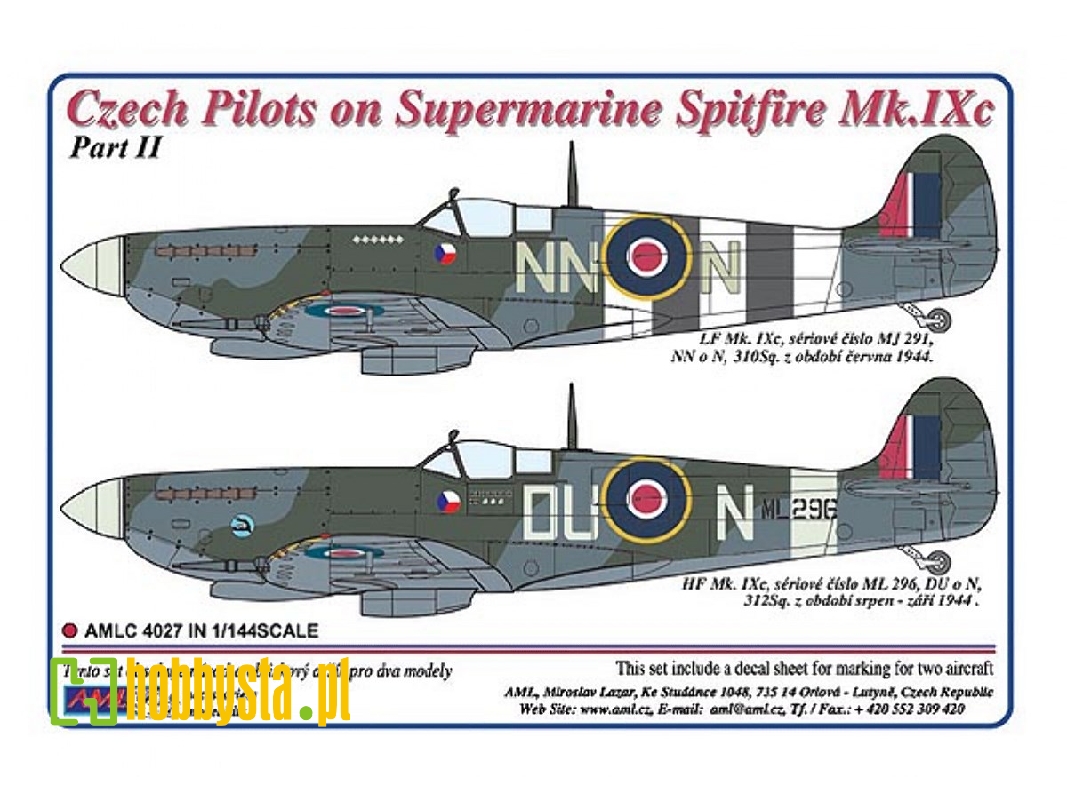 Czech Pilots In Supermarine Spitfire Mk.Ixc - Part Ii - zdjęcie 1 Czech Pilots In Supermarine Spitfire Mk.Ixc - Part Ii - zdjęcie 1