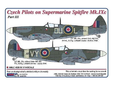 Czech Pilots On Supermarine Spitfire Mk.Ixc - Part Iii - zdjęcie 1