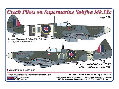 Czech Pilots On Supermarine Spitfire Mk.Ixc - Part Iv - zdjęcie 2