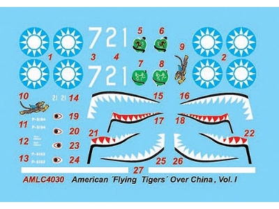 Curtiss Hawk 81-a2 'flying Tigers' Over China Part I - zdjęcie 1