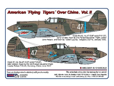 Curtiss Hawk 81-a2 'flying Tigers' Over China Part Ii - zdjęcie 2