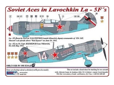 Soviet Aces In Lavochkin La-5f's - zdjęcie 1