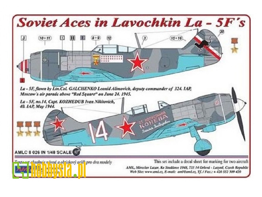 Soviet Aces In Lavochkin La-5f's - zdjęcie 1