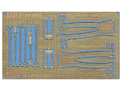 Italian Air Force Wwii Seatbelts For Macchi C.200/C.205 - zdjęcie 2