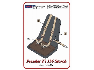 Fieseler Fi 156 Storch - Seat Belts - zdjęcie 1