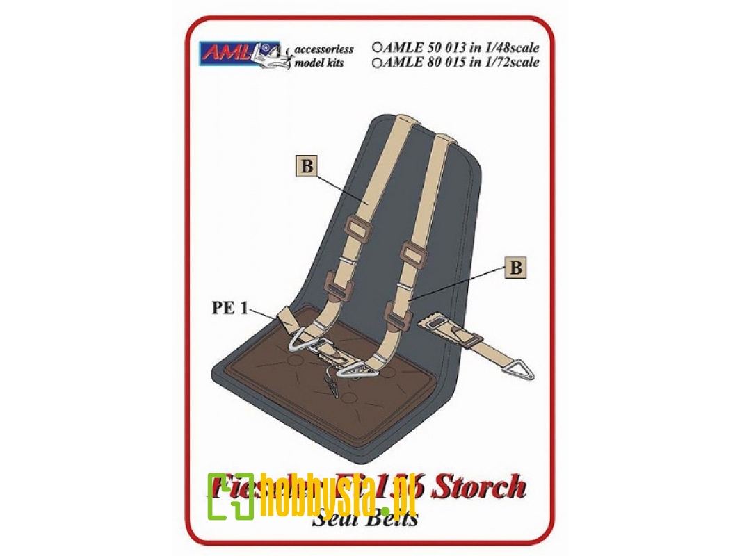 Fieseler Fi 156 Storch - Seat Belts - zdjęcie 1