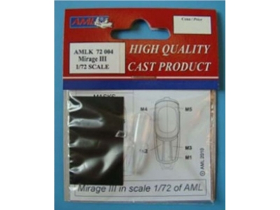Dassault Mirage Iii C - Canopy And Paint Mask (Designed To Be Used With Aml Kits) - zdjęcie 2