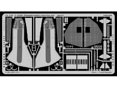  F-105G exterior 1/32 - Trumpeter - blaszki - zdjęcie 2