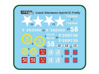 Czechoslovak Sherman Firefly Ic Hybrid - Conversion Set For Tamiya British Sherman Ic Firefly - zdjęcie 4
