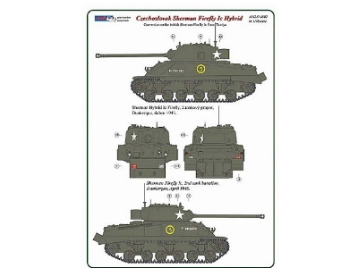 Czechoslovak Sherman Firefly Ic Hybrid - Conversion Set For Tamiya British Sherman Ic Firefly - zdjęcie 7