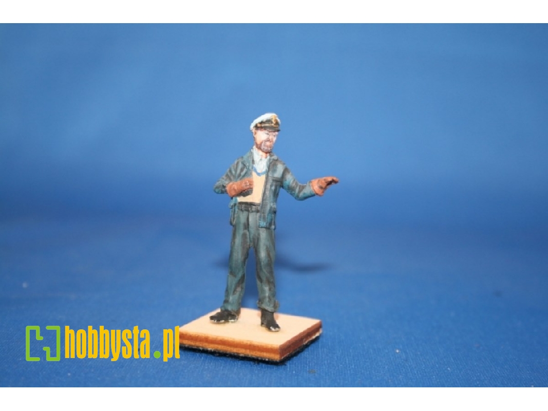 German U-boot Officer On Conning Tower I. Wo - zdjęcie 1
