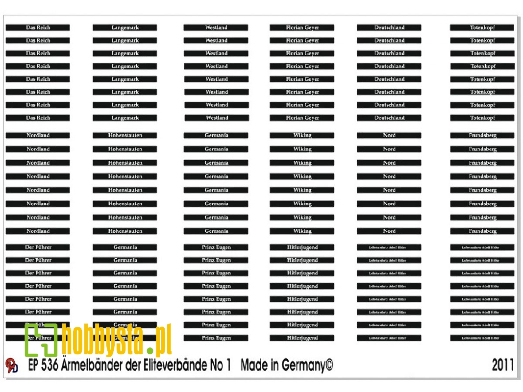 Cuff Titles Of The Waffen Ss - zdjęcie 1